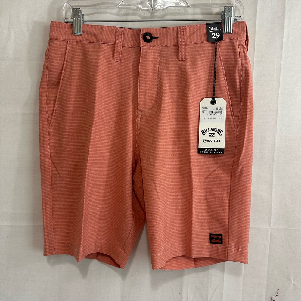 Billabong Men’s Crossfire Submersible Hybrid Shorts Mid-Length Size 29